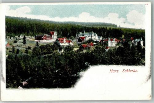 Schierke Villenkolonie Barenberg mit Kurhotel Waldpark