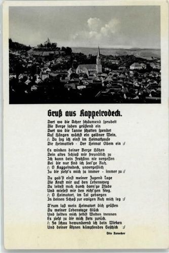 Kappelrodeck Gedicht Otto Ronecker Kirche