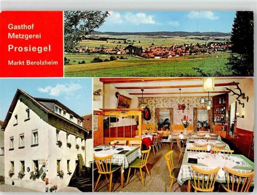 Berolzheim Gasthaus Metzgerei Prosiegel