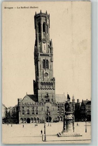 Bruges Le Beffroi Halles Denkmal