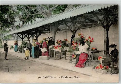 Cannes 1906 Marktszene