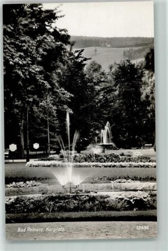 Bad Reinerz Schlesien Kurplatz Springbrunnen