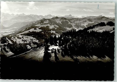 Immenstadt Fliegeraufnahme einer Almhütte Foto Original aus Archiv eines Ansichtskartenverlages Ort handschriftlich