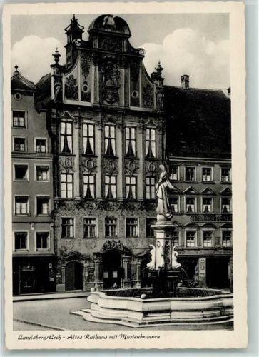 Landsberg Altes Rathaus Marienbrunnen