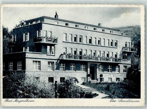 Bad Mergentheim Pax Sanatorium
