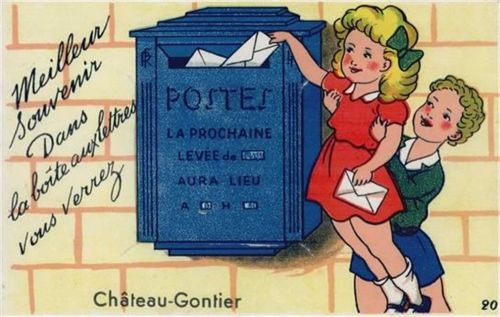 Chateau-Gontier Château-Gontier (Frankreich) Leporello II (minimaler Einriss)