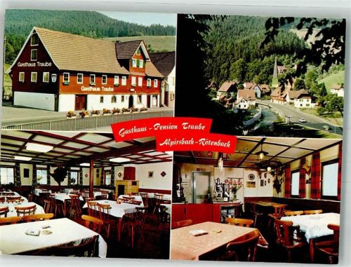 Alpirsbach Gasthaus Pension Traube im Ortsteil Rötenbach Fotograf Wiedmaier