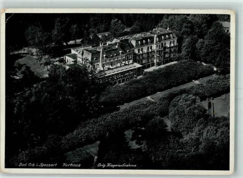 63619 W6482 Bad Orb - Fliegeraufnahme Kurhaus