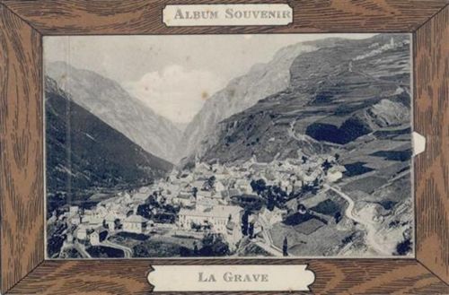 La Grave La Grave (Frankreich) Leporello I-II (fleckig VS/RS, Ecken abgestossen)