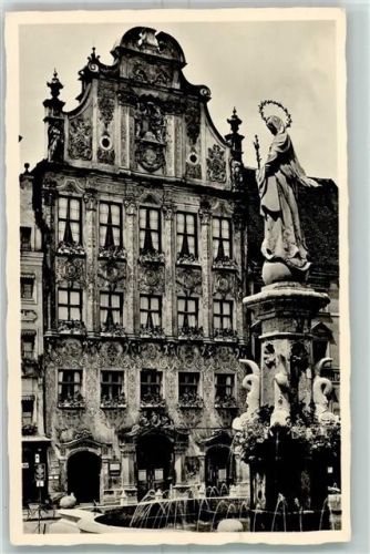 86899 W8910 Landsberg a. Lech - Brunnen altes Rathaus