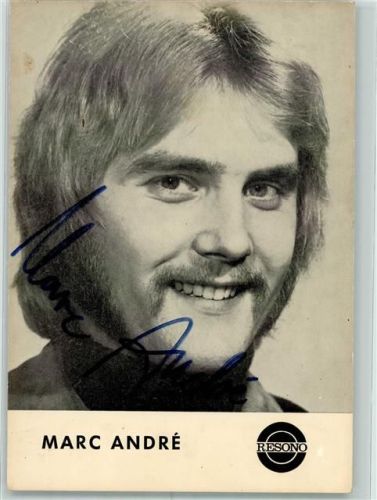 Marc Andre Autogramm origin. Unterschrift
