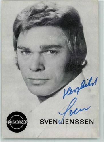 Sven Jenssen Autogramm origin. Unterschrift
