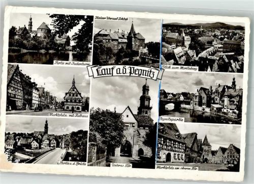 Lauf Judenturm Marktplatz Rathaus Pegnitzbrücke Kaiser-Wenzel-Schloss Moritzberg Unteres Tor Oberes Tor Fotograf Dennerlein