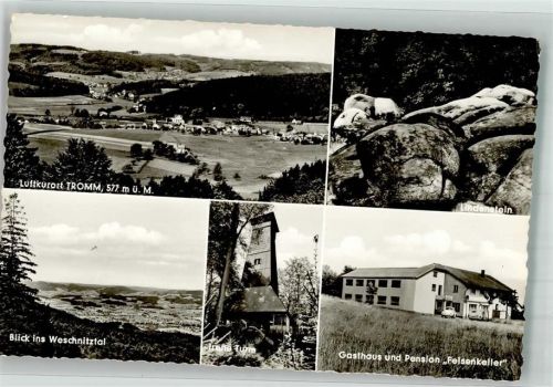 Tromm Panorama des Ortes Weschnitztal Lindenstein Irene-Turm Gasthaus Pension Felsenkeller Fotograf Bucher