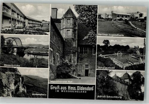Hessisch Oldendorf Schloss Schaumburg Schwimmbad Berliner Jugendheim Münchhausen Hof