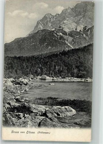 Eibsee 1908 Frillensee Fotograf Johannes Hüttenstempel