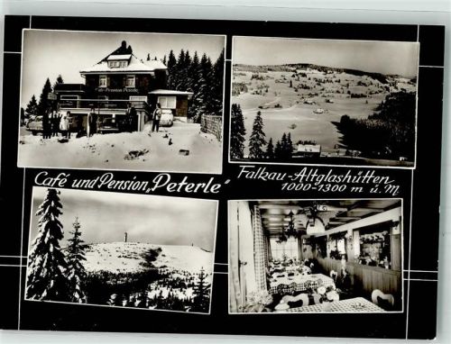 Altglashütten Cafe Pension Peterle Winter