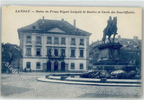 Landau Statue Prince Regent Luitpold Denkmal