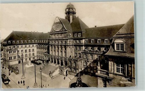 Kassel Rathaus Straßenbahn