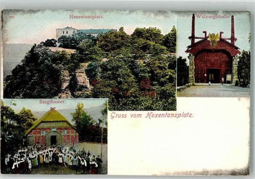 Thale Sagen Hexentanzplatz Walpurgishalle Bergtheater