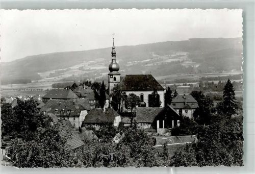 Weidenberg Kirche Ort handschriftlich Foto Original aus Archiv eines Ansichtskartenverlags