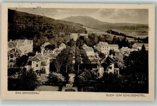 Bad Brückenau Blick vom Schlosshotel Malerische Motive Nr 1a