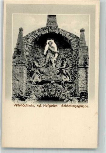 Veitshöchheim Denkmal Schöpfungsgruppe kgl. Hofgarten