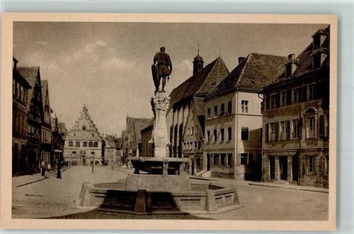 Weißenburg Marktplatz Brunnen