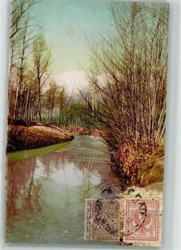 Terni Ort lt. Fotograf Gedicht von D´Annunzio Bach Fluss