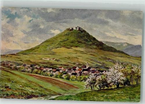 Neuffen 1919 sign. Hummel Burg Hohenneuffen