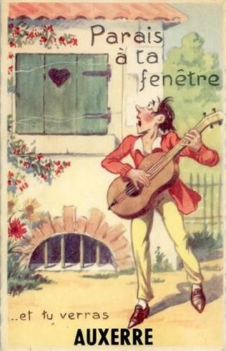 Auxerre Auxerre (Frankreich) Leporello I-II (Stauchung)