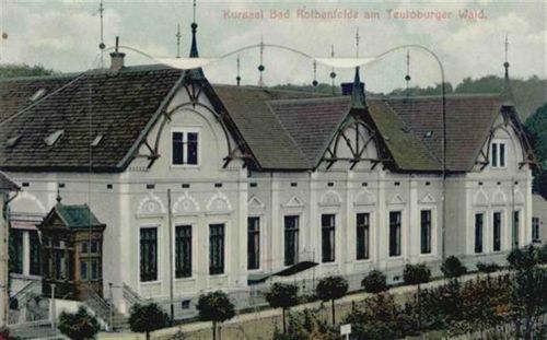 Bad Rothenfelde Bad Rothenfelde (4502) Leporello Kursaal II (kleiner Einriss, Einriss in Falz der Leporello-Abdeckung, Stauchung)