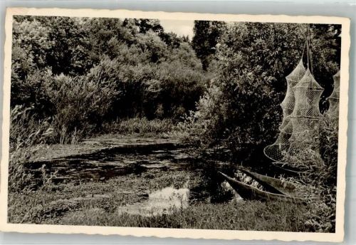 Rheinbischofsheim Der malerische Altrhein Fischerreusen Verlag Kurt Görtz Nr. 2324