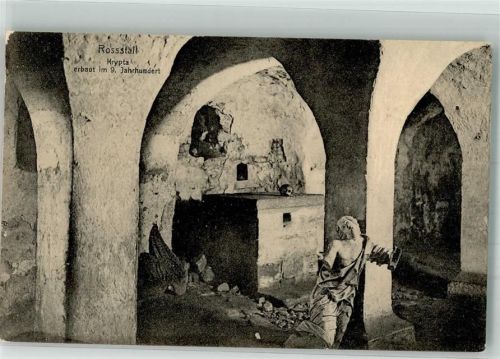 90574 W8501 Roßtal 1914 - Krypta aus dem 9. Jahrhundert