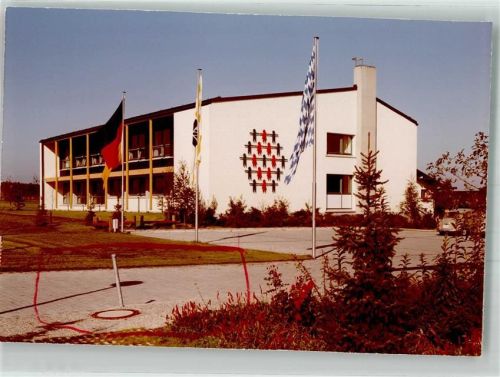 Irschenberg Schulgebäude im Caritas SOS Kinderdorf Foto Original aus Archiv eines Ansichtskartenverlages Ort handschriftlich