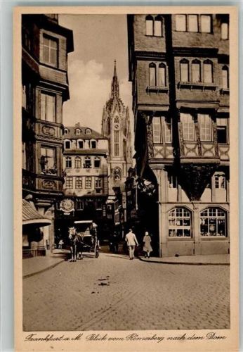 Frankfurt Römerberg mit dem Kaiserdom St. Bartholomäus