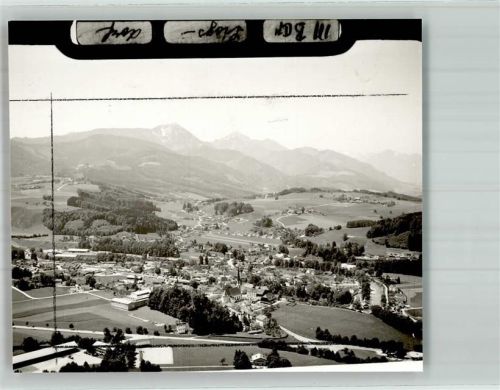 Siegsdorf Fliegeraufnahme Foto Original aus Archiv eines Ansichtskartenverlages