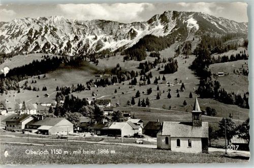 Oberjoch Oberjoch 1150 m Iseler 1886 m Kirche Skidorf