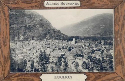Bagneres-de-Luchon Bagnères-de-Luchon/ Luchon (Frankreich) Leporello II (Leporello-Verschluss fehlt, fleckig RS)