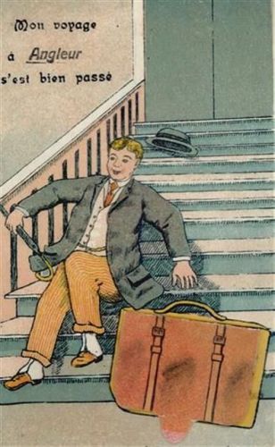 Angleur Angleur (Belgien) Leporello II (kleiner Einriss)