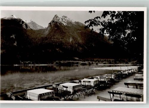 Hintersee Terrasse des Hotel Post am Seeufer