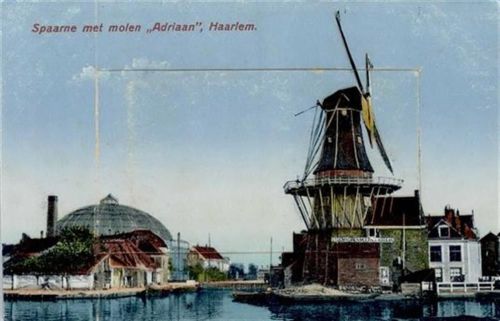 Haarlem Haarlem (Niederlande) Leporello, Windmühle II (Stauchung)