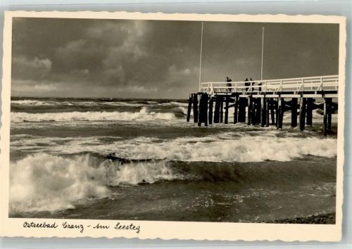 Ostseebad Cranz Selenogradsk Foto AK Am Seesteg