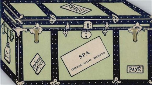 Spa - Spa (Belgien) Leporello I-II (Stauchung)