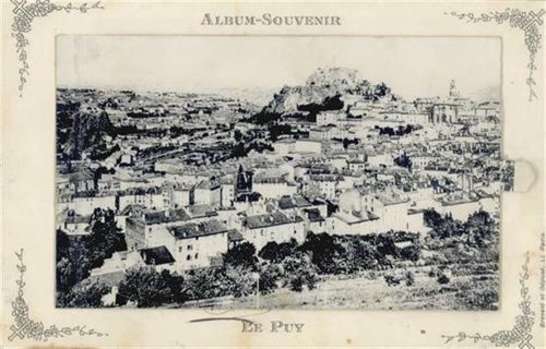 Le Puy (Elsass) Leporello, Gesamtansicht II (fleckig VS/RS, kleiner Einriss Leporelloverschluss)