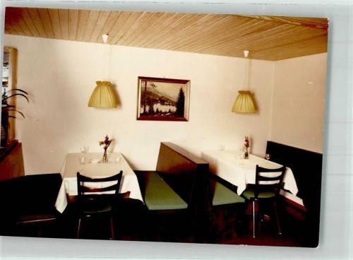 Kniebis Gasthaus Ochsen Gaststube Foto Original aus Archiv eines Ansichtskartenverlags Ort handschriftlich