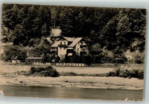 Schmilka 1916 Pension Waldfrieden