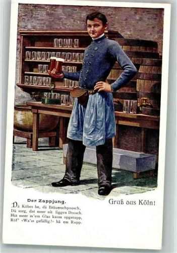 Köln Altstadt-Nord 103 sign. Schüler Der Zappjung Bier Verlag Hoursch & Bechstedt Kölner Eigenarten No. 3