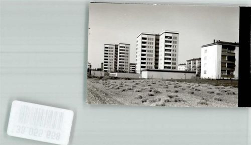 Erlangen Hochhäuser Ort handschriftlich Foto Original aus Archiv eines Ansichtskartenverlages