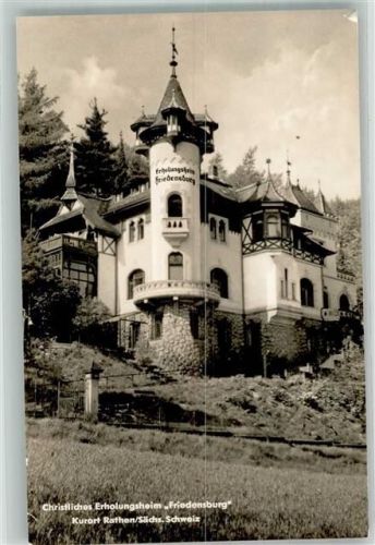 Rathen Kurort 1966 Pension Christliches Erholungsheim Friedenburg